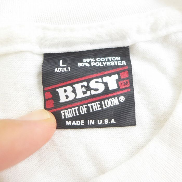 L/古着 半袖 ビンテージ Tシャツ メンズ 90s バハマ ナッソー 刺繍