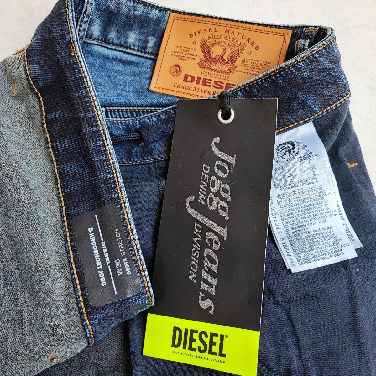 極美品 Ｗ３６ 新作 DIESEL ショートパンツ ハーフパンツ ジョグ D