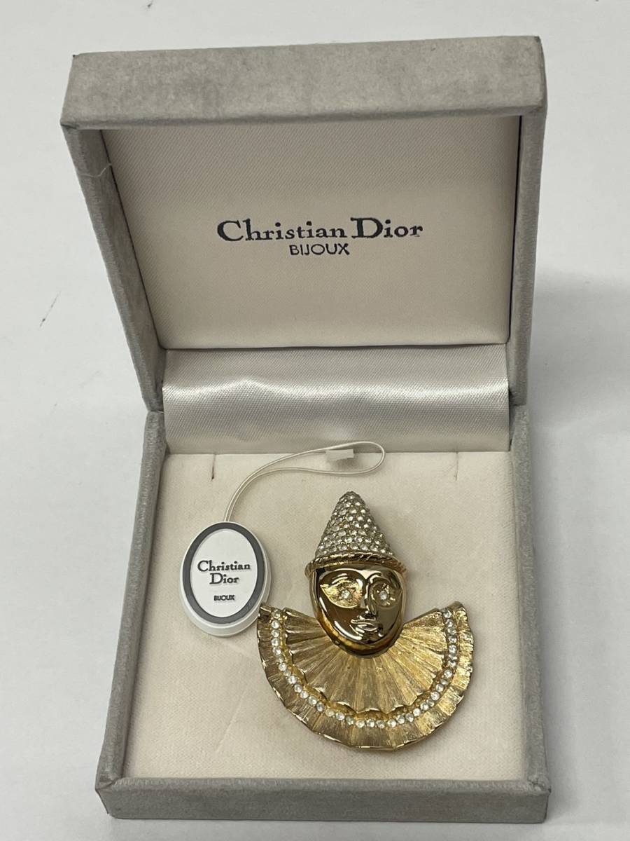 Christian Dior クリスチャンディオール ピエロ ブローチ ライン