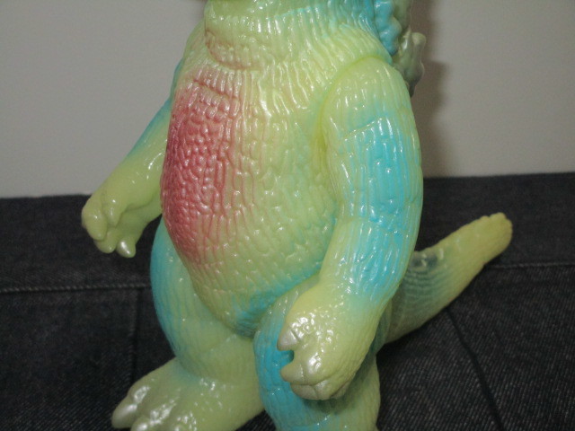 ☆M1号☆ブルマァクタイプの怪獣シリーズ☆1974 ゴジラ 蓄光 ソフビ