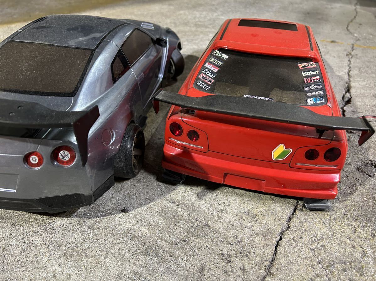 ラジまに 虎隼 トラブサ フタバ 4PM ER34 R35 GTR ブラシレス ジャイロ