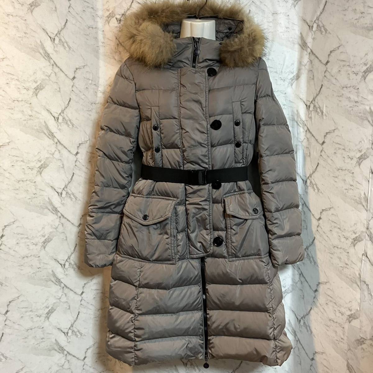 ☆美品☆ MONCLER MESSINA モンクレール ロングダウン ダウンコート