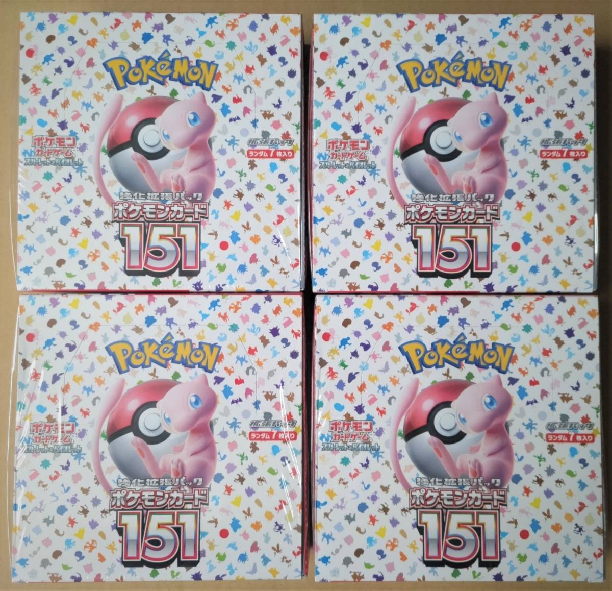 ポケモンカード拡張パック 151 4BOX 未開封シュリンク付 | www