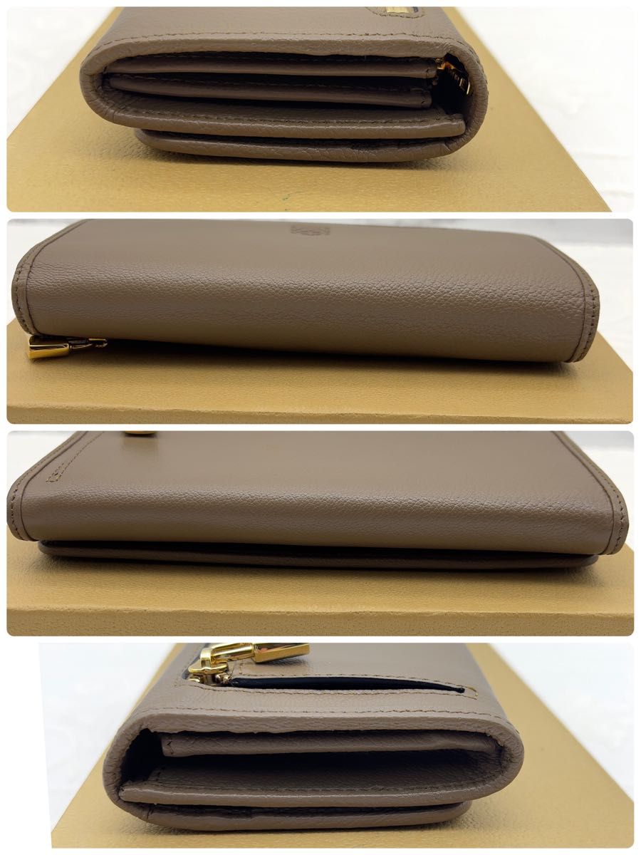 LOEWE ロエベ アマソナ コンチネンタルウォレット レザー二つ折り長