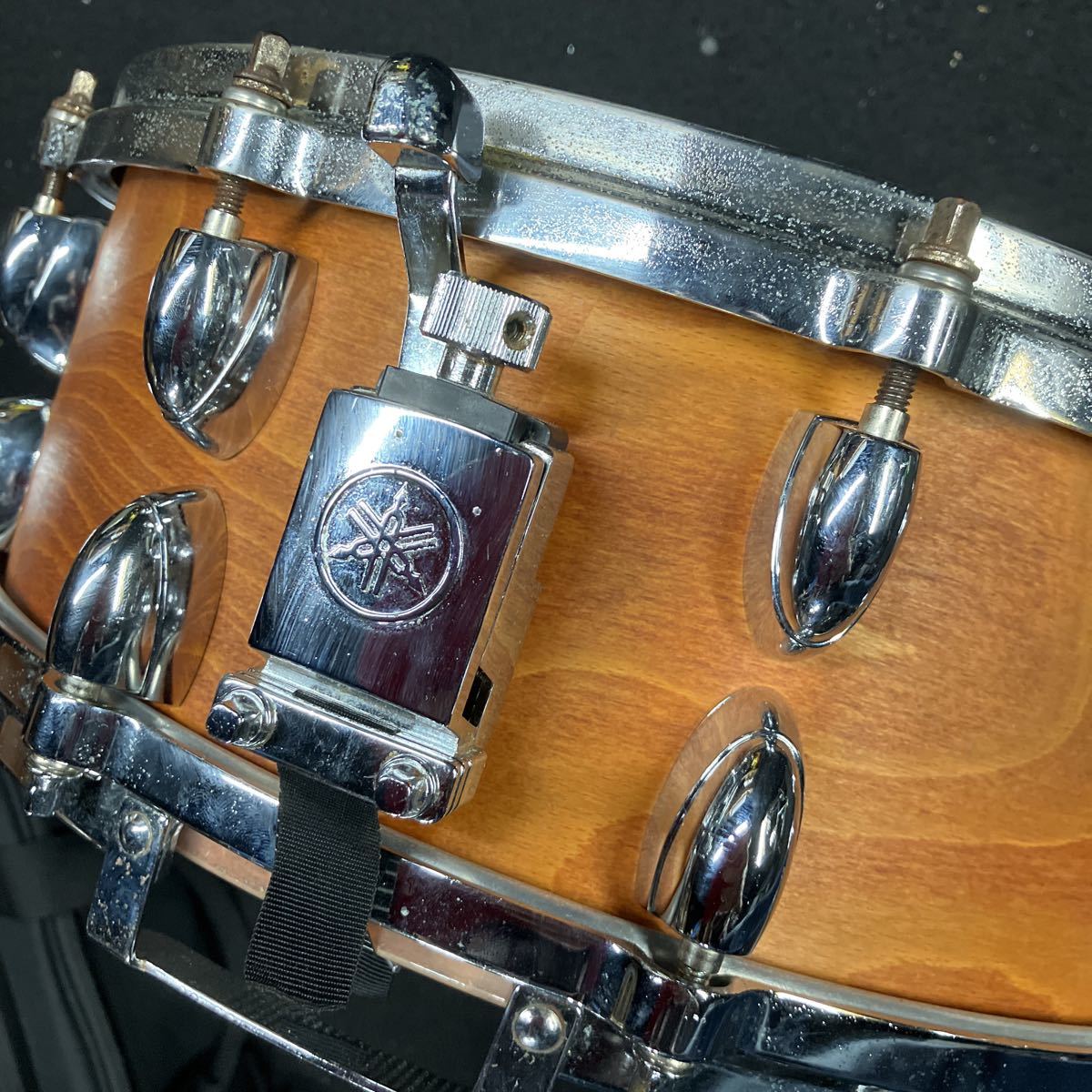日本製 YAMAHA ヤマハ ソニーエモリーモデル 14インチスネア ドラム