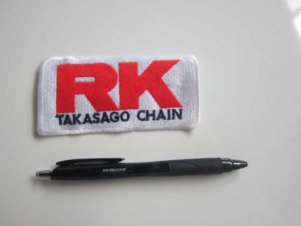 【中古】RK TAKASAGO CHAIN 部品 メーカー 長方形 ワッペン/刺繍 エンブレム バイク 自動車 45_画像6