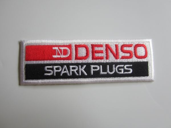 DENSO IRIDIUM デンソー スパークプラグ ロゴ マ－ク メーカー ワッペン/自働車 バイク パッチ F1 レーシング スポンサー 155_画像3