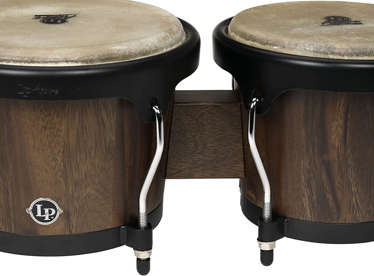 LP エルピー ボンゴ Aspire Wood Bongos Jamjuree/Black Black Hardware LPA601-SW 送料無料_画像2