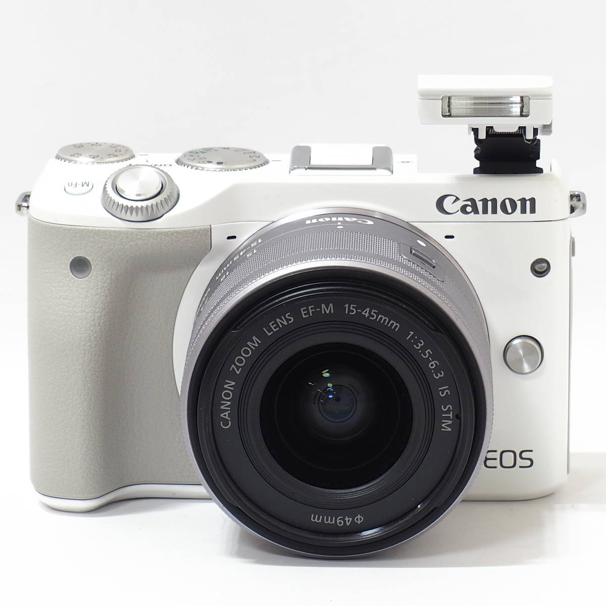 Canon EOS M3 White EF-M 15-45mm F3.5-6.3 IS STM APS-C 2420万画素