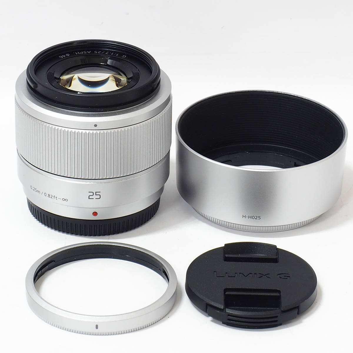 Panasonic LUMIX G 25mm F1.7 ASPH. H-H025 SILVER for MICRO FOUR