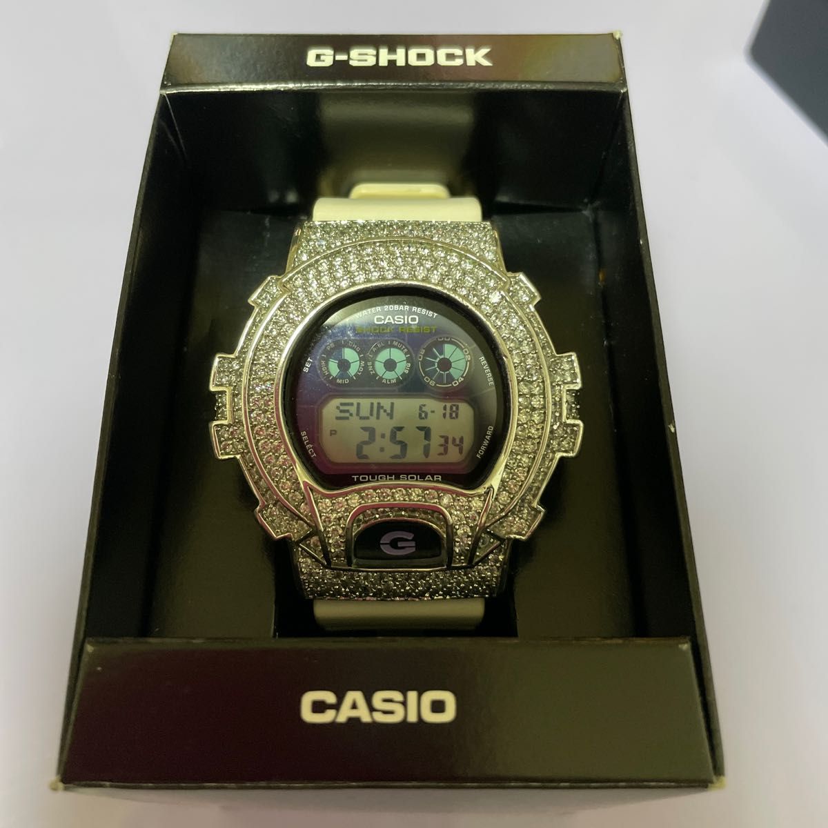 G-SHOCK Gショック ジーショック g-shock gショック 白 G-6900A-7 ソーラー タフソーラー 腕時計 