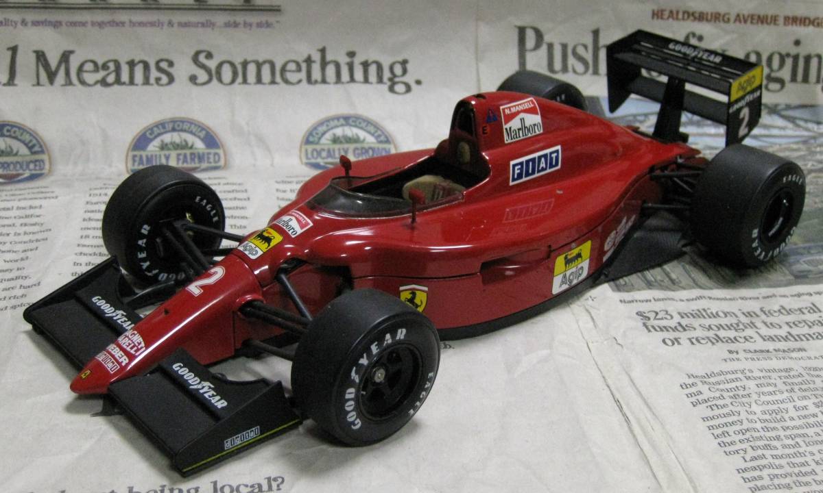 ☆激レア絶版☆EXOTO*1/18*Ferrari 641/2 #2 1990 Mexican GP*Nigel