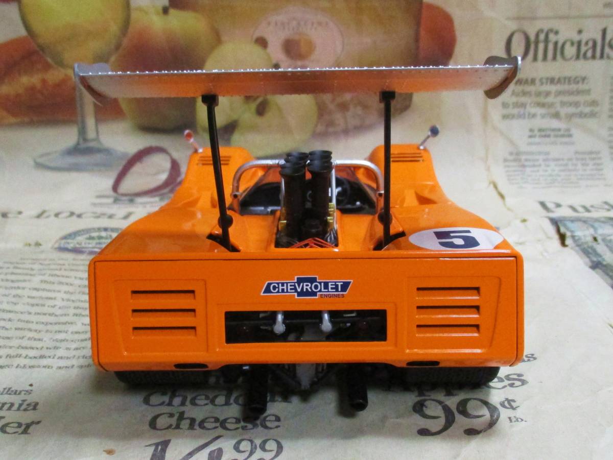 * очень редкий распроданный *GMP*1/18*1969 McLaren M8B High Wing #5 orange ≠EXOTO