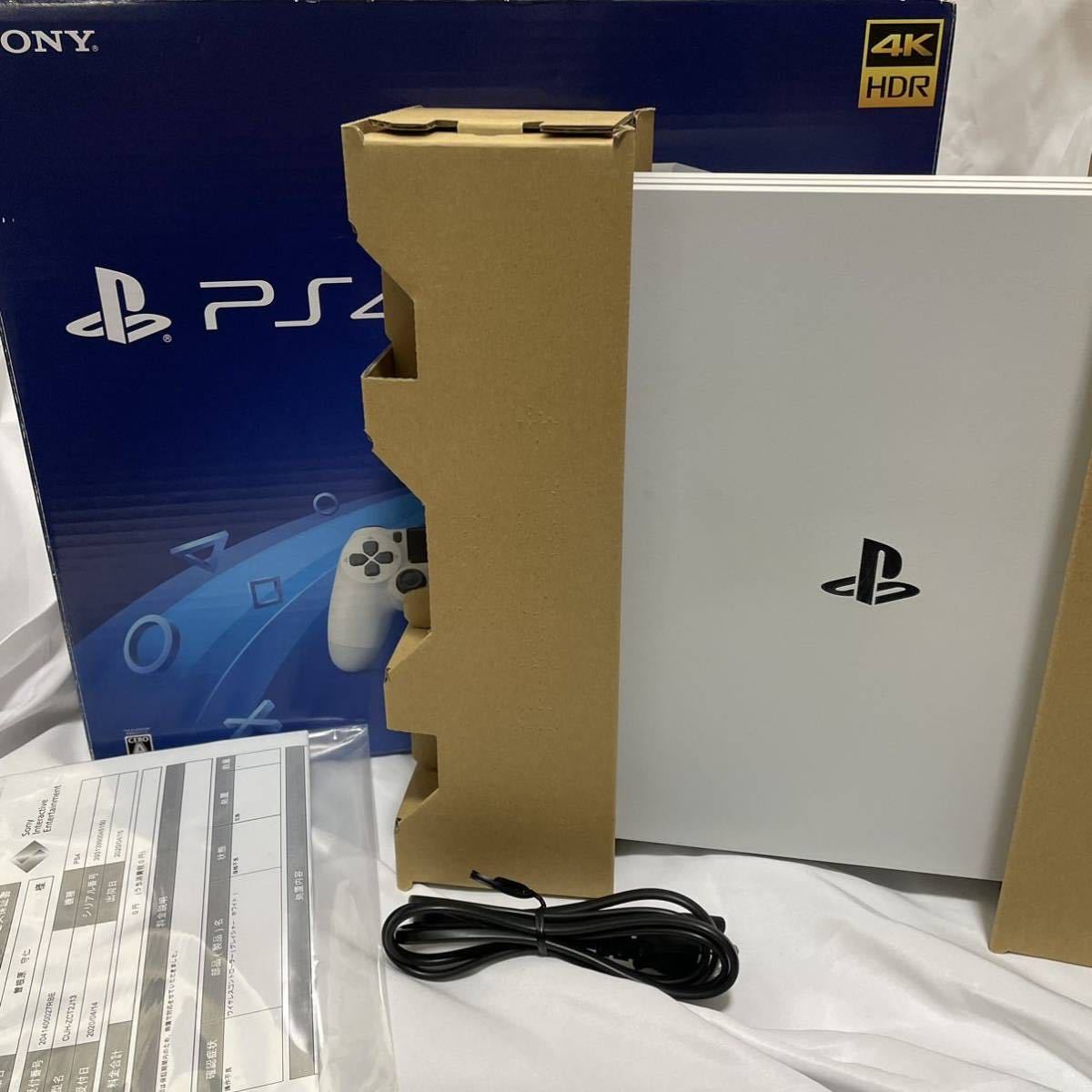 1円【 良品完動品】 PS4 Pro 本体外箱プレステ4 cuh-7200b グレイ