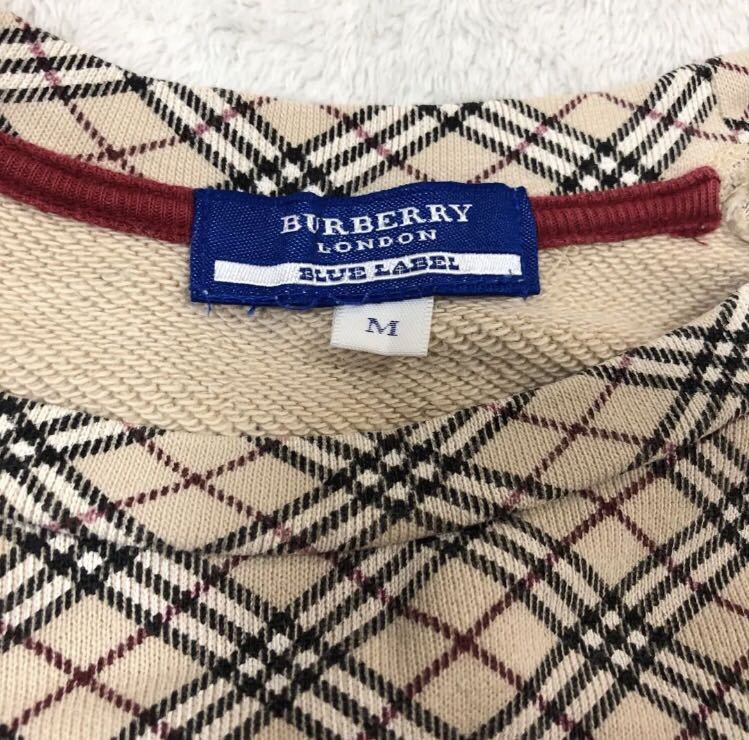 長袖Tシャツ バーバリーブルーレーベル Burberryバーバリー　レディース 極美品　長袖　シャツ　トップス_画像3