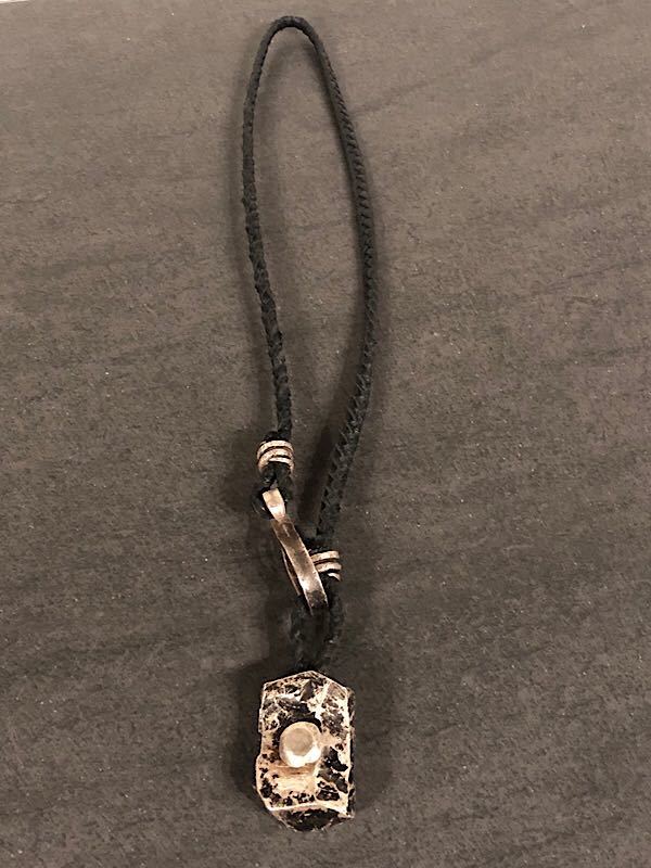 良品即決★BACKLASHバックラッシュ×JUNUEZONOジュンウエゾノ純銀ストーンネックレス