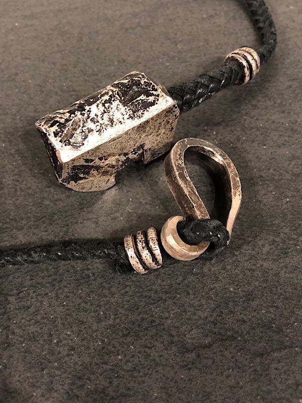 良品即決★BACKLASHバックラッシュ×JUNUEZONOジュンウエゾノ純銀ストーンネックレス