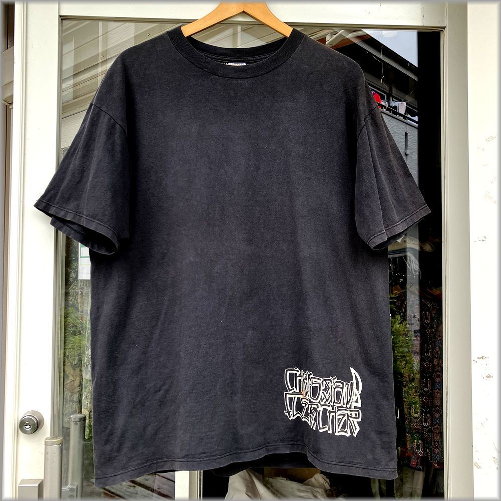 ★クリスチャンフレッチャー　CHRISTIAN FLETCHER　90s　USA製　Ｔシャツ　XL　JERZEES★検 ビンテージ 80s サーフ スケート スカル 古着_画像1