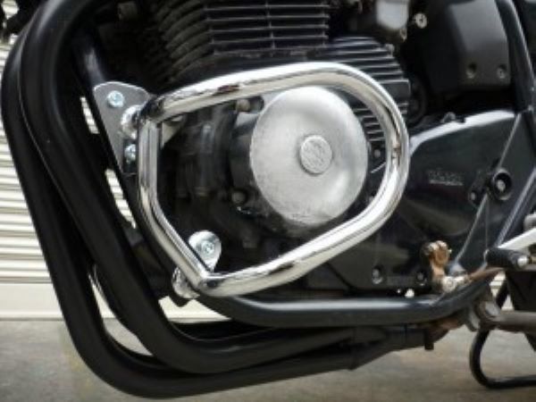 即決★XJR400 〜97 メッキエンジンガード 新品 4HM_画像1