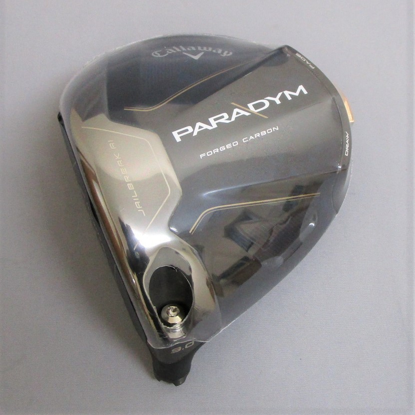2023年 Callaway パラダイム ドライバー 9.0度 左 ヘッド単品 US仕様