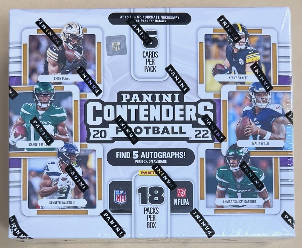 未開封ボックス】2022 Panini Contenders NFL Football Hobby Box