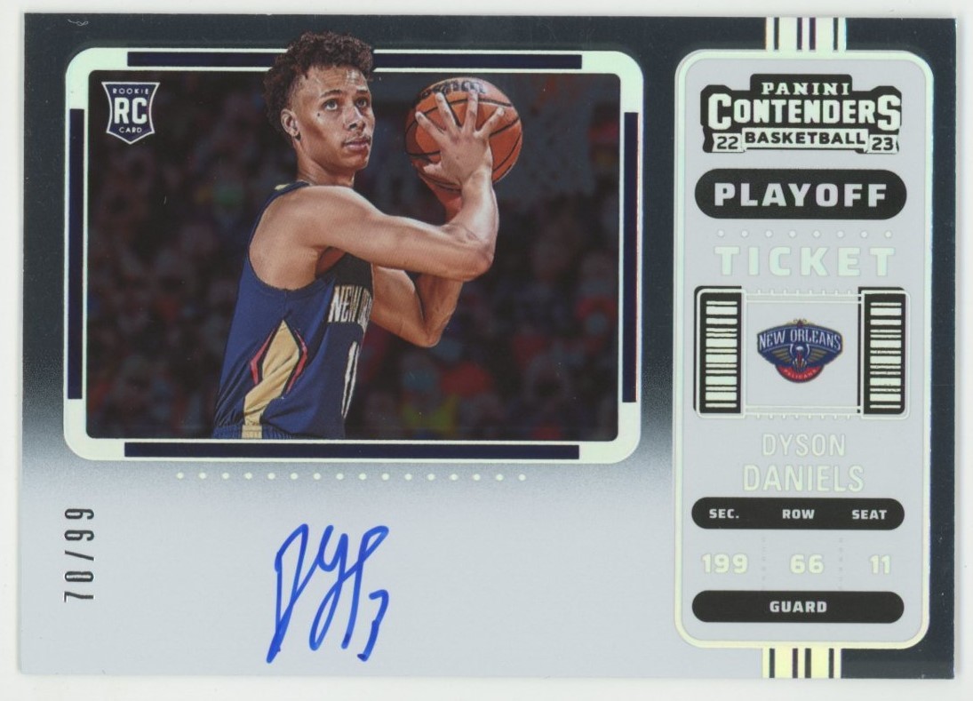 Dyson Daniels】2022-23 Panini Contenders Rookie Playoff Ticket RC