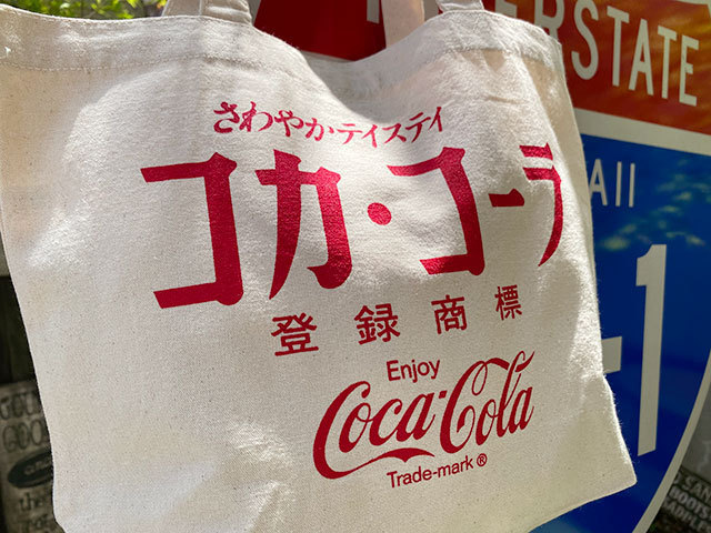  Coca * Cola легкий сумка S размер ( katakana Logo / слоновая кость ) # american смешанные товары America смешанные товары 