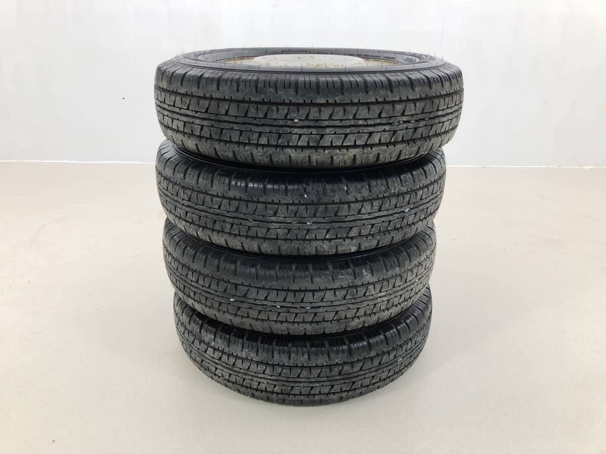 _b140978 ホンダ アクティトラック SDX HA4 スチールホイール タイヤ 12インチ 145/R12 6PR LT 12×3.50 PCD100 ハブ径56 4本 HA3 バン HH3_画像7