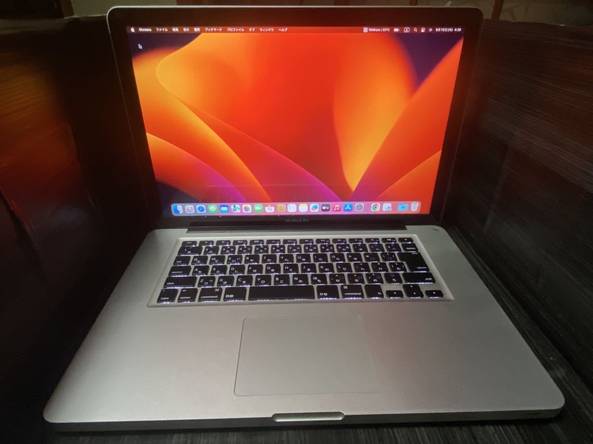 美品! MacBookPro 15インチ i7 16GB 1000GB 2011 - 通販 - blog 