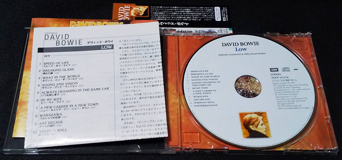 David Bowie - [帯付] Low/ロウ 国内盤 Remastered CD EMI - TOCP-65314 デビッド・ボウイー 1999年_画像3