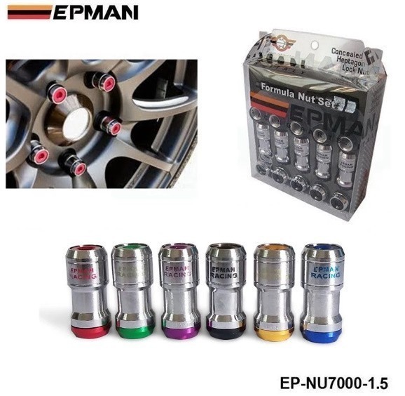  steel nut EPMAN M12×P1.25 M12×P1.5 lock nut wheel nut anti-theft Nissan Subaru Suzuki Honda Toyota Mitsubishi Mazda 