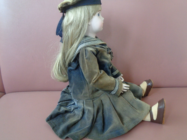 d474-100 bisque doll collectors doll COLLECTORS DOLL CD-102-C JUMEAUjumo-58 centimeter antique 