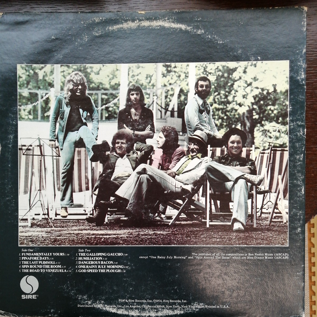 PROMO sample образец запись US original stackridge pinafore days white label analog record запись LP аналог vinyl