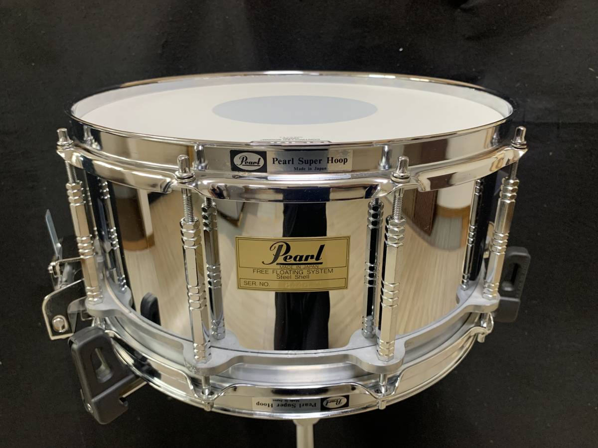 送料無料 美品 PEARL FREE FLOATING STEEL 14×6.5 パール 旧ポスト