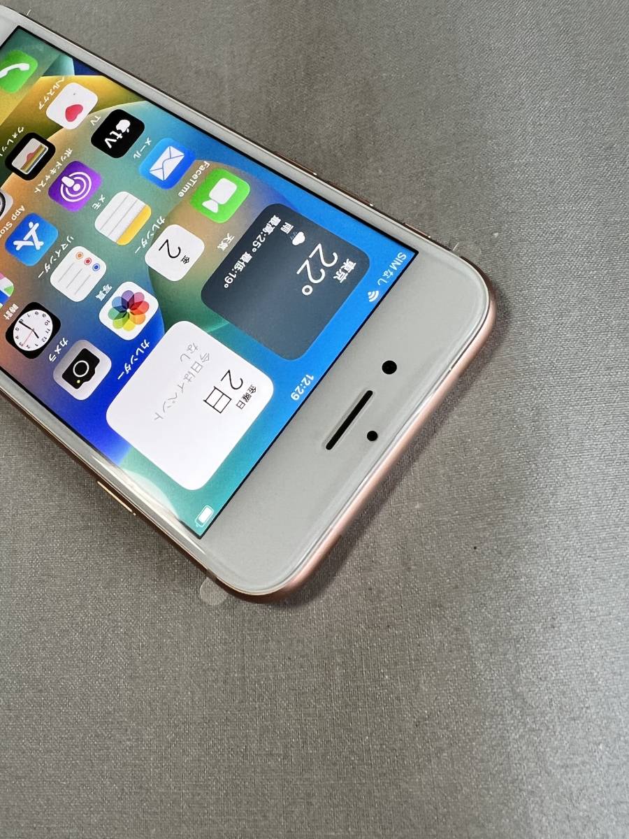 新品未使用 SIMフリー iPhone8 64GB Gold ゴールド KDDI版 バッテリー