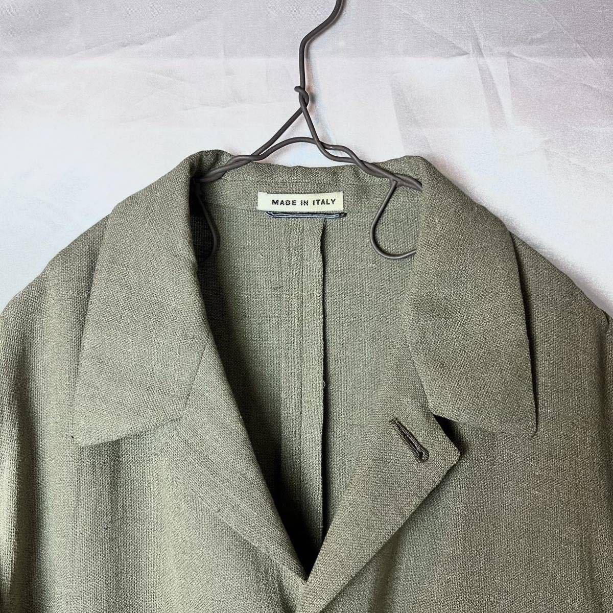 Hermes homme Pure Linen Saharienne Jacket エルメス リネン 麻