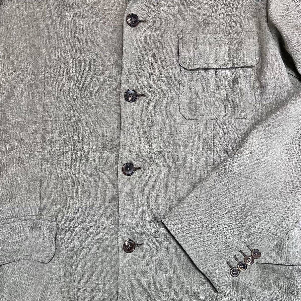 Hermes homme Pure Linen Saharienne Jacket エルメス リネン 麻