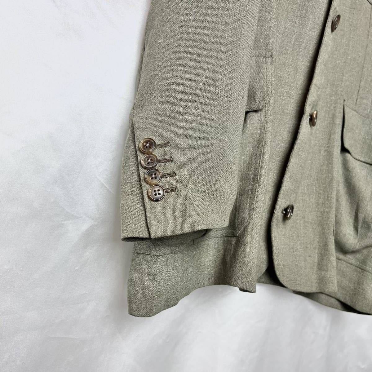 Hermes homme Pure Linen Saharienne Jacket エルメス リネン 麻