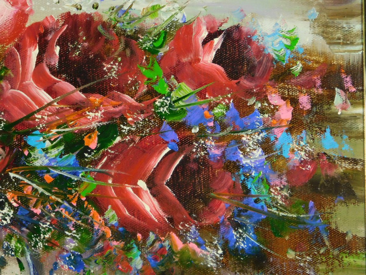 Yahoo!オークション - 畑省三 花瓶の花(バラ) 静物画 油彩 Yahoo!オークション - 畑省三 花瓶の花(バラ) 静物画 油彩