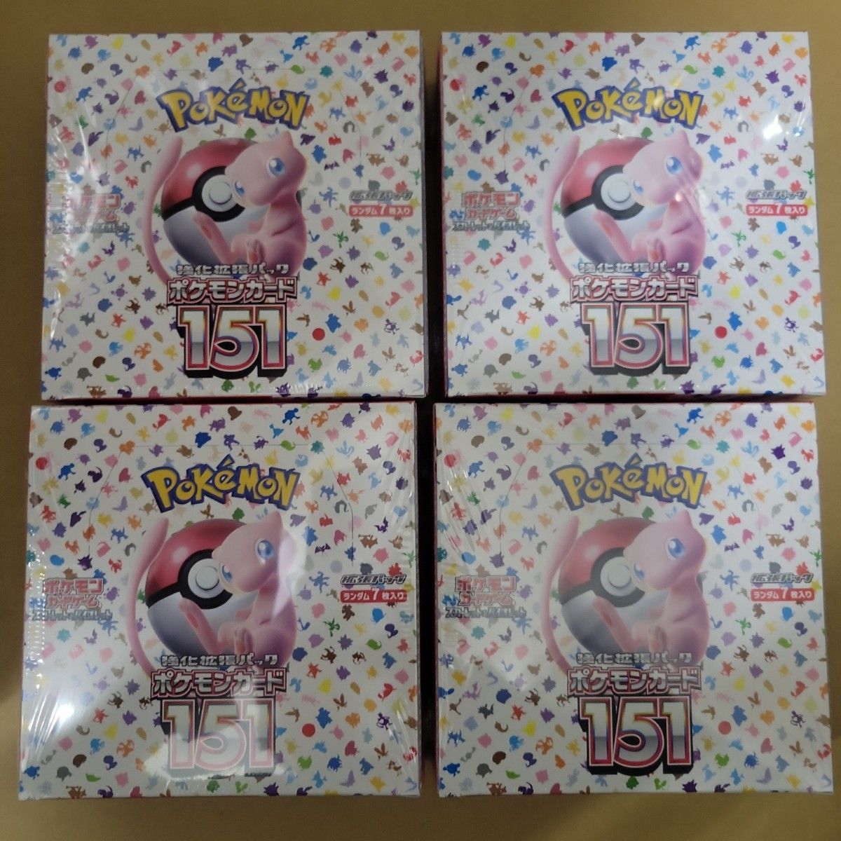 ポケモンカード 151×4BOX 【シュリンク付き】【新品未開封品】｜Yahoo