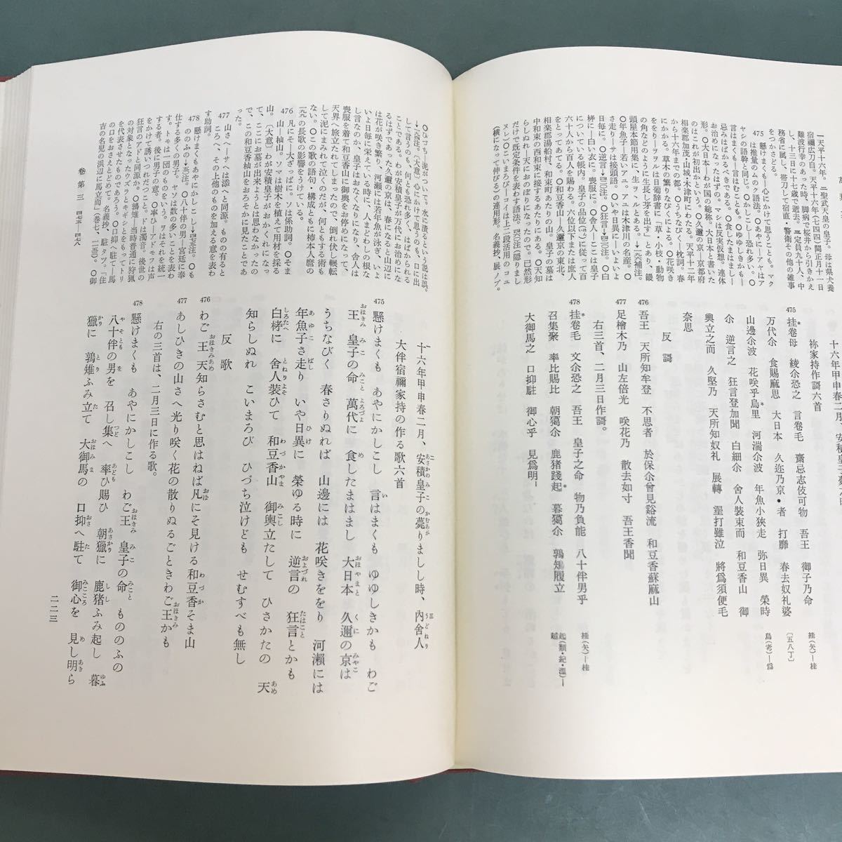H12-007 万葉集一　日本古典文學大系　岩波書店_画像6