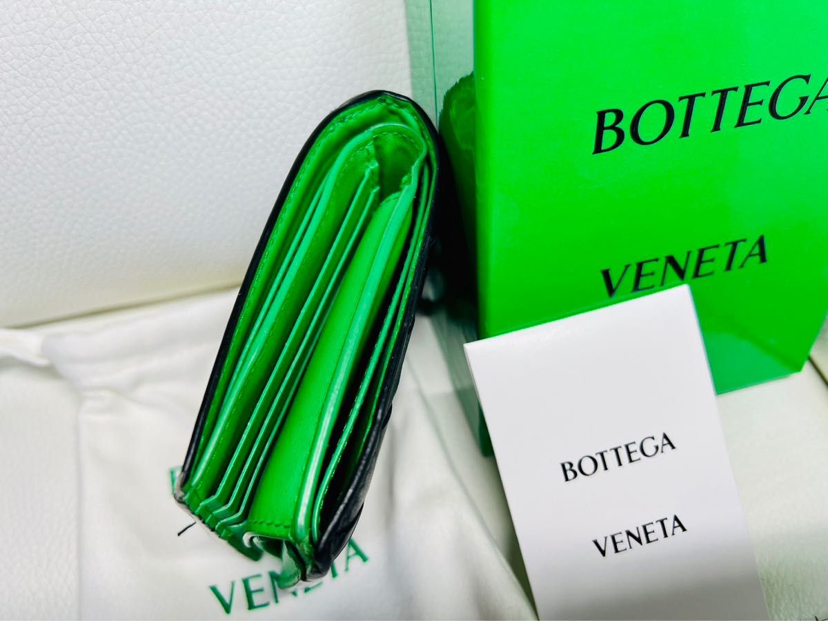 BOTTEGA VENETA ボッテガ グリーン イントレチャート 黒×緑 | opts-ng.com