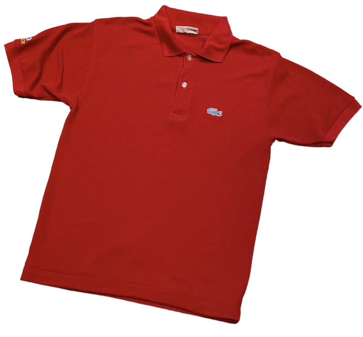 入手困難】CHEMISE LACOSTE FRANCE ポロシャツ 文字ワニ 入手困難】CHEMISE LACOSTE FRANCE ポロシャツ 文字ワニ