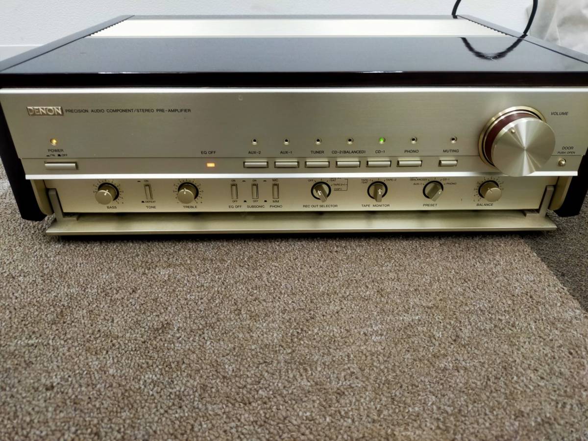 通電確認 DENON デノン PRA-2000RG プリアンプ ステレオ 通電確認 DENON デノン PRA-2000RG プリアンプ ステレオ