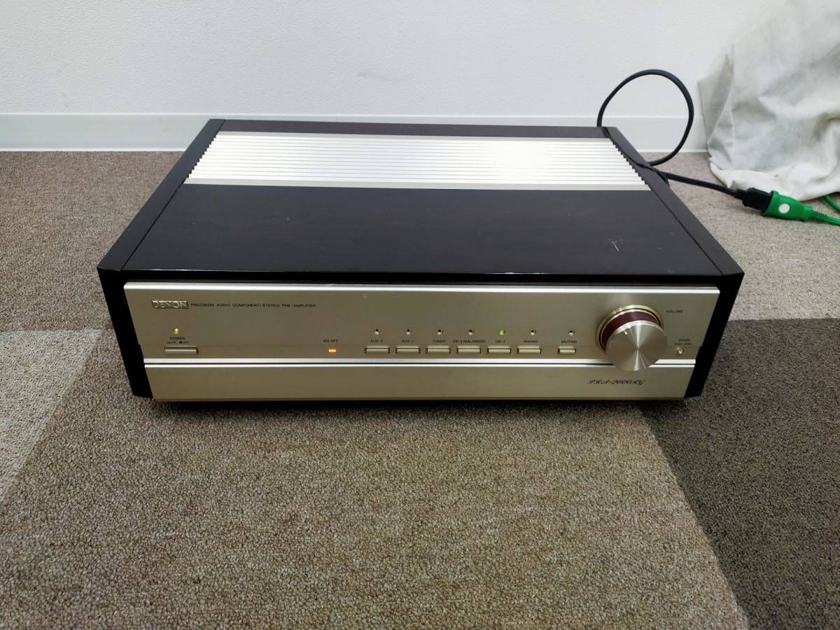 通電確認 DENON デノン PRA-2000RG プリアンプ ステレオ 通電確認 DENON デノン PRA-2000RG プリアンプ ステレオ