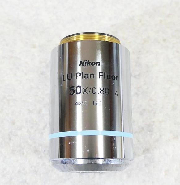 Nikon 顕微鏡 対物レンズ TU Plan Fluor 50x/0.80-
