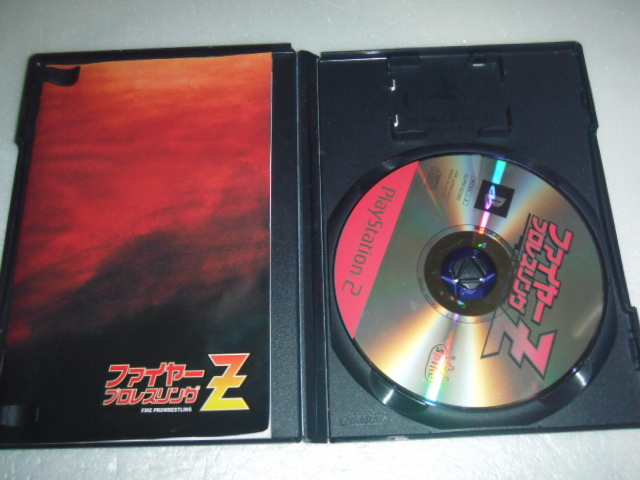  used scratch PS2 fire - Professional Wrestling Z operation guarantee including in a package possible 