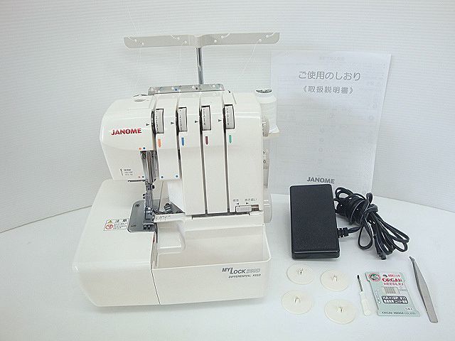 ジャノメ*2本針4本糸ロックミシン*マイロック260D*巻き・差動*良好