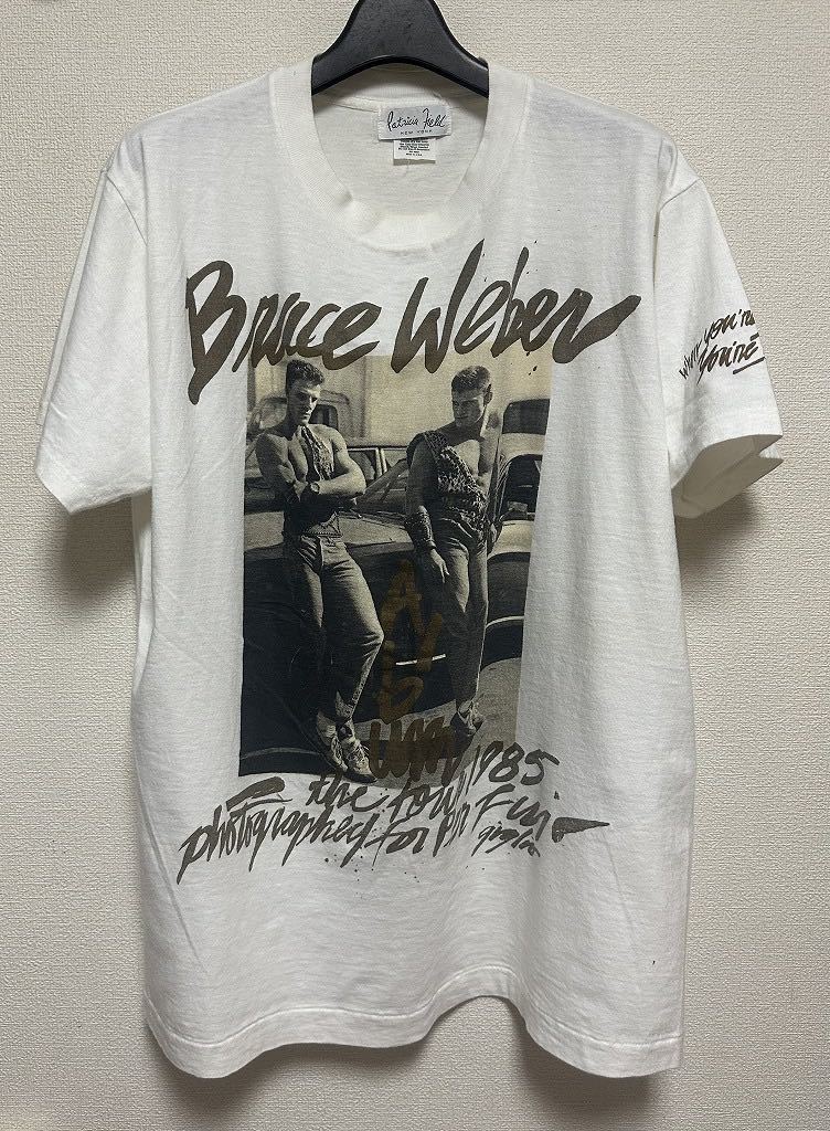 ブルースウェーバー ヴィンテージ Tシャツ サイズ L 極美品 Bruce Weber 1980年代_画像1
