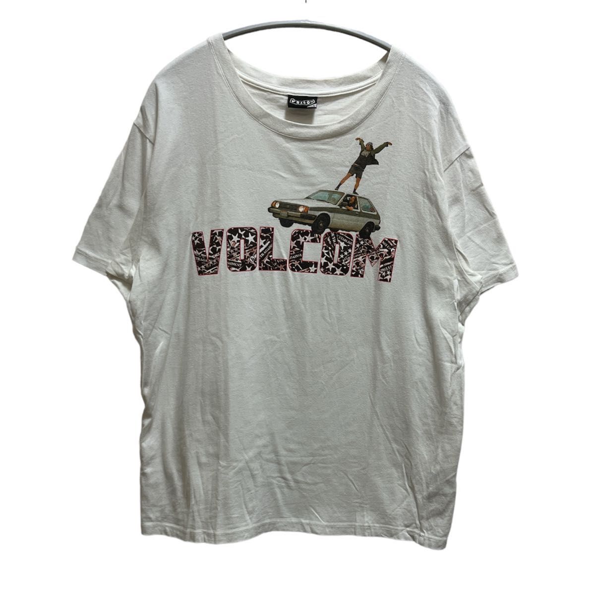 ボルコム VOLCOM Tシャツ 古着 白